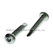 Squqre Pan Head Screw con acero inoxidable